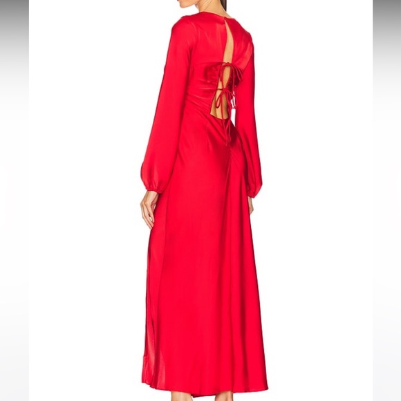 ASTR the Label Elegant Red Elise Maxi Dress - Picture 3 of 4